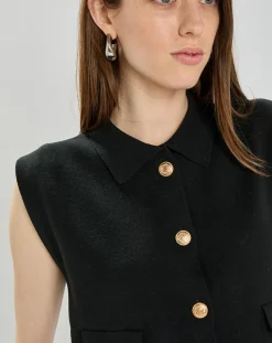 Cardigan Levamaya noir