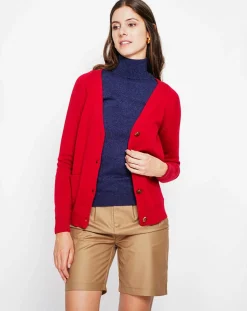 Cardigan Manon rouge