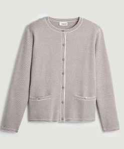 Cardigan Molly Double Face marron camel