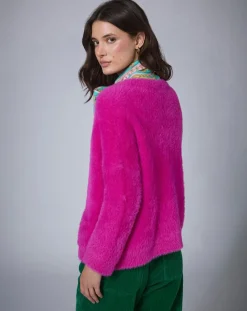 Cardigan Oversize Nounours rose