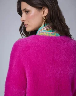 Cardigan Oversize Nounours rose