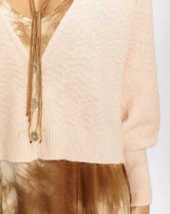 Cardigan Store rose pâle