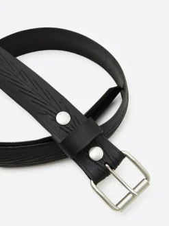 Ceinture en caoutchouc La vie est belt noire