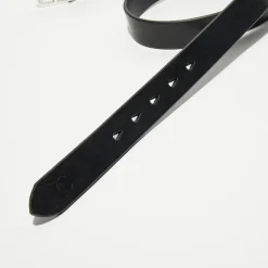 Ceinture en Cuir D'Austin noire