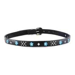 Ceinture en Cuir Discopop noire