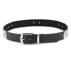 Ceinture en Cuir Kishi noire
