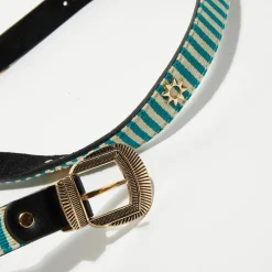 Ceinture en Cuir Sayulita noire