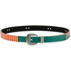 Ceinture en Cuir Sayulita verte