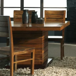 Chaise bois massif manguier herods marron - 45x45x98 cm