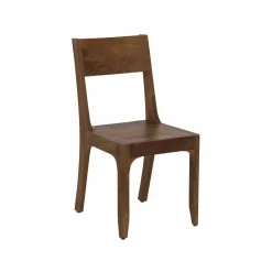 Chaise exotique marron Acacia Arad Marron - 43x50x85 cm