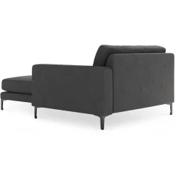 Chaise Longue Droite Venus gris foncé - 160x104x90 cm