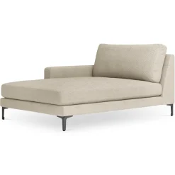 Chaise Longue Gauche Venus beige - 160x104x90 cm