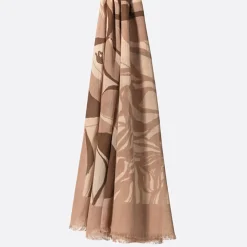 Écharpe 100% Coton Bio Onde sable - 70x200 cm