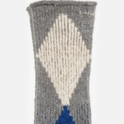 Chaussettes Fosa bleu marine/moutarde