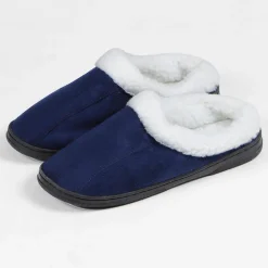 Chaussons en Peau de Mouton bleus
