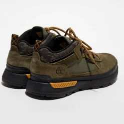 Chaussures de marche en Cuir Field Trekker vertes