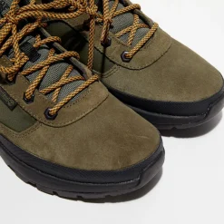 Chaussures de marche en Cuir Field Trekker vertes