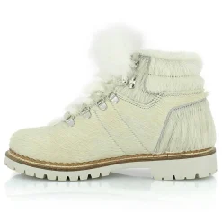 Chaussures de Montagne en Poulain Clarissa blanches