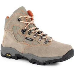 Chaussures de Randonnée en Velours de Cuir Nimba taupe