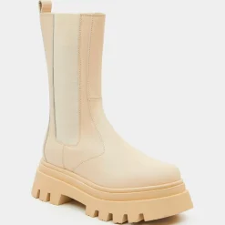 Chelsea Boots en Cuir All R écrues