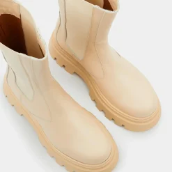 Chelsea Boots en Cuir All R écrues