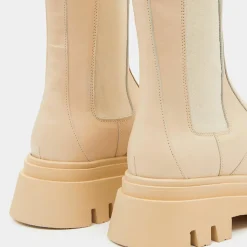 Chelsea Boots en Cuir All R écrues