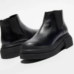 Chelsea Boots en Cuir Charli Sportlift noires