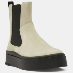 Chelsea Boots en Cuir écrues