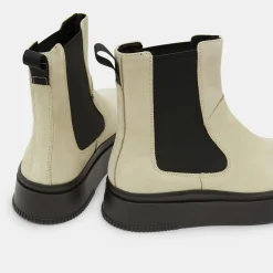 Chelsea Boots en Cuir écrues