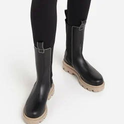 Chelsea boots en Cuir Lia noires