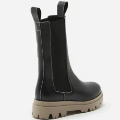 Chelsea boots en Cuir Lia noires