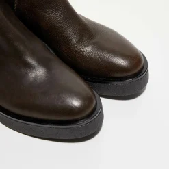 Chelsea boots en Cuir marron - Talon 4.5 cm