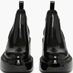 Chelsea boots en Cuir Montresor noires - Talon 6 cm