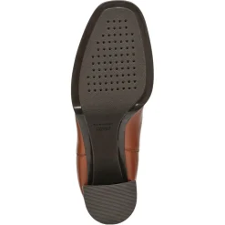 Chelsea Boots en Cuir Teulada brandy/coffee - Talon 9.5 cm