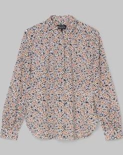 Chemise à Fleurs multicolore