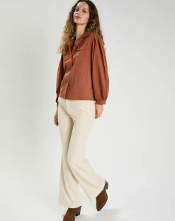 Chemise Perrine marron