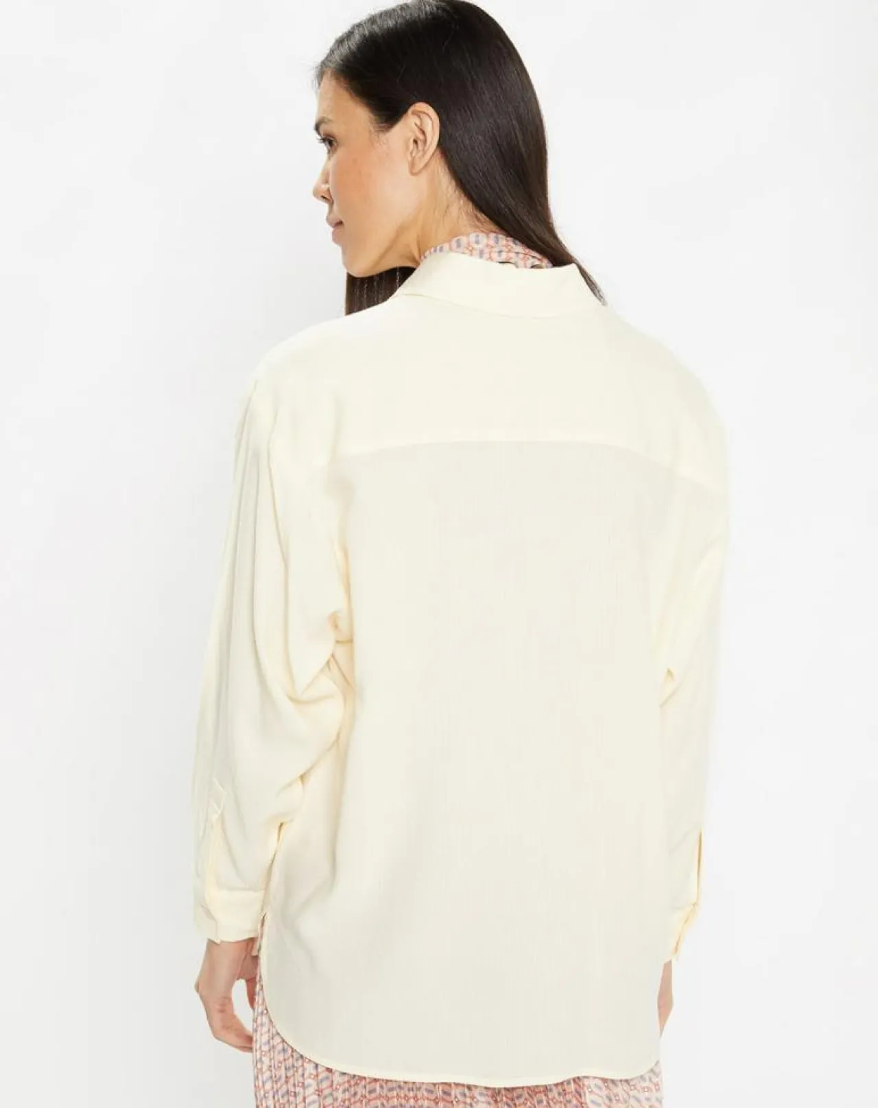 Chemise ample et fluide Paros écrue