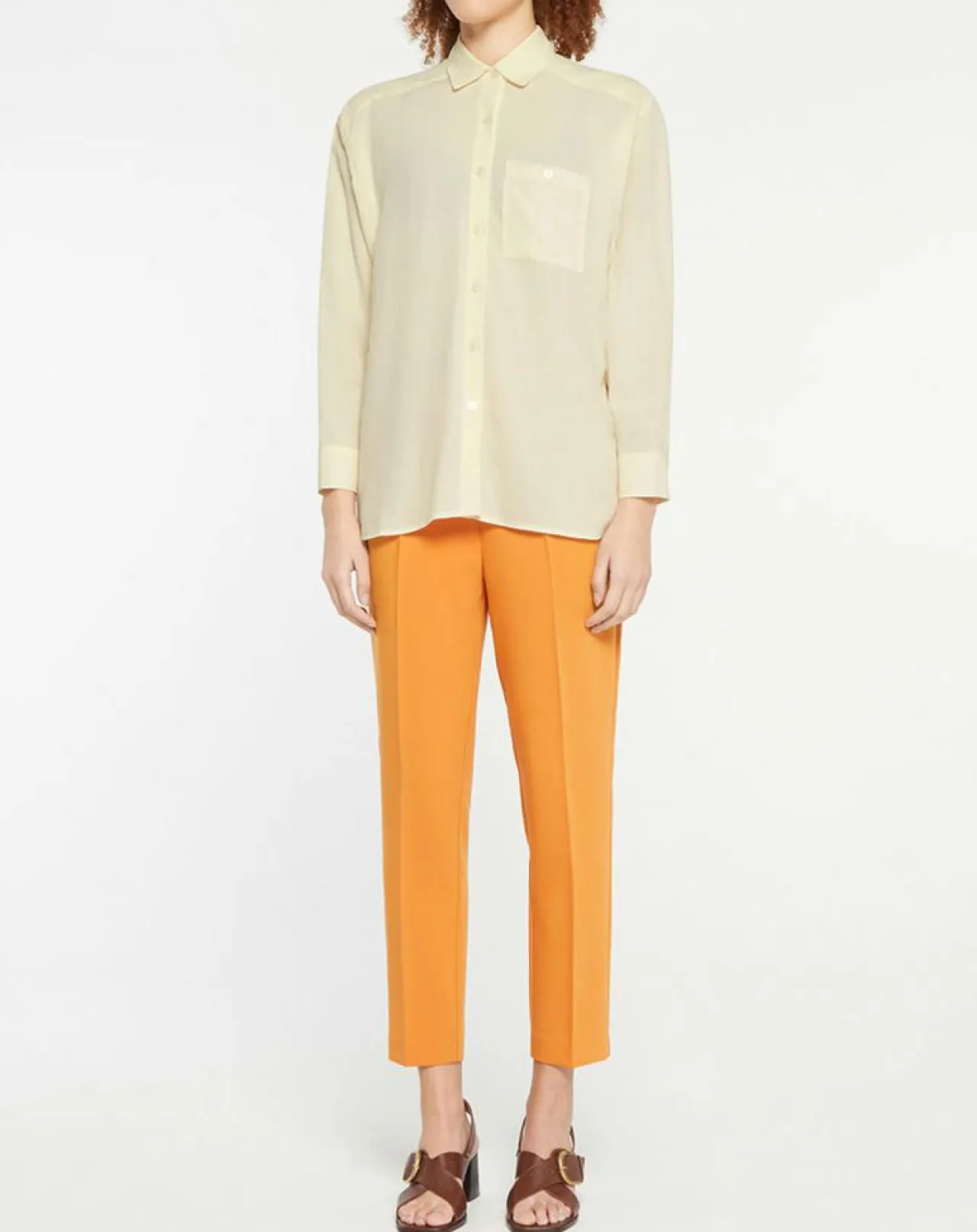 Chemise ample et fluide Paros écrue