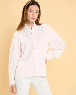 Chemise Arielle rose pâle