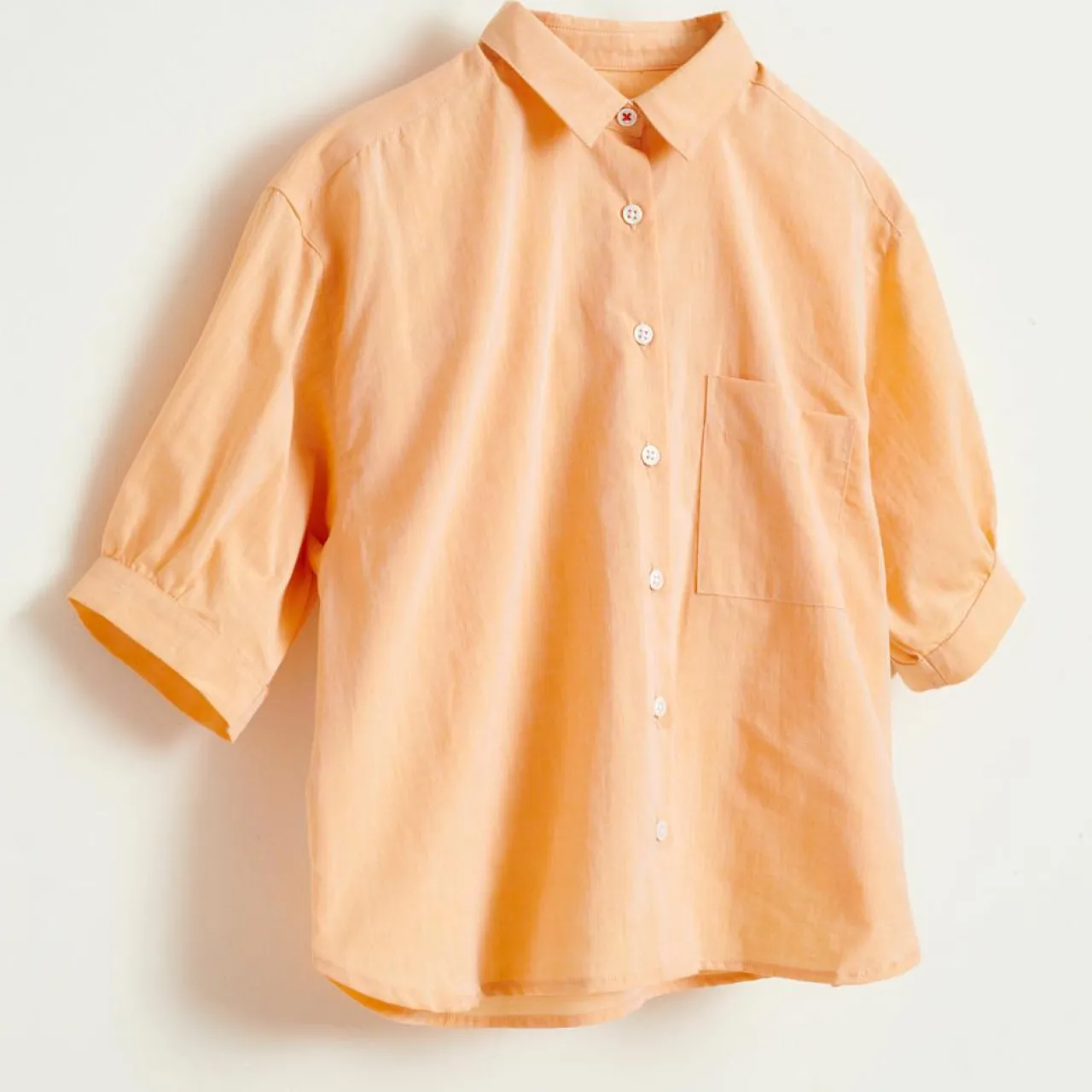 Chemise Ave en Coton orange