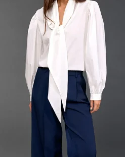 Chemise Azami rayée blanche