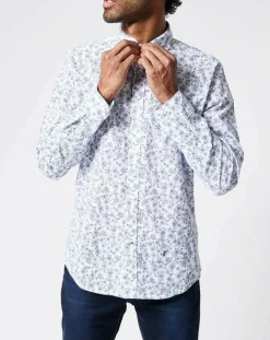 Chemise Birdland Imprimé Fleurs blanche