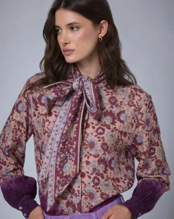 Chemise Bohemian Hindi camel