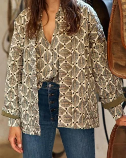 Chemise Bold imprimée palme