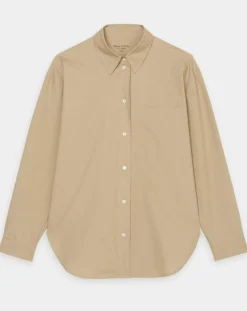 Chemise boyfriend beige