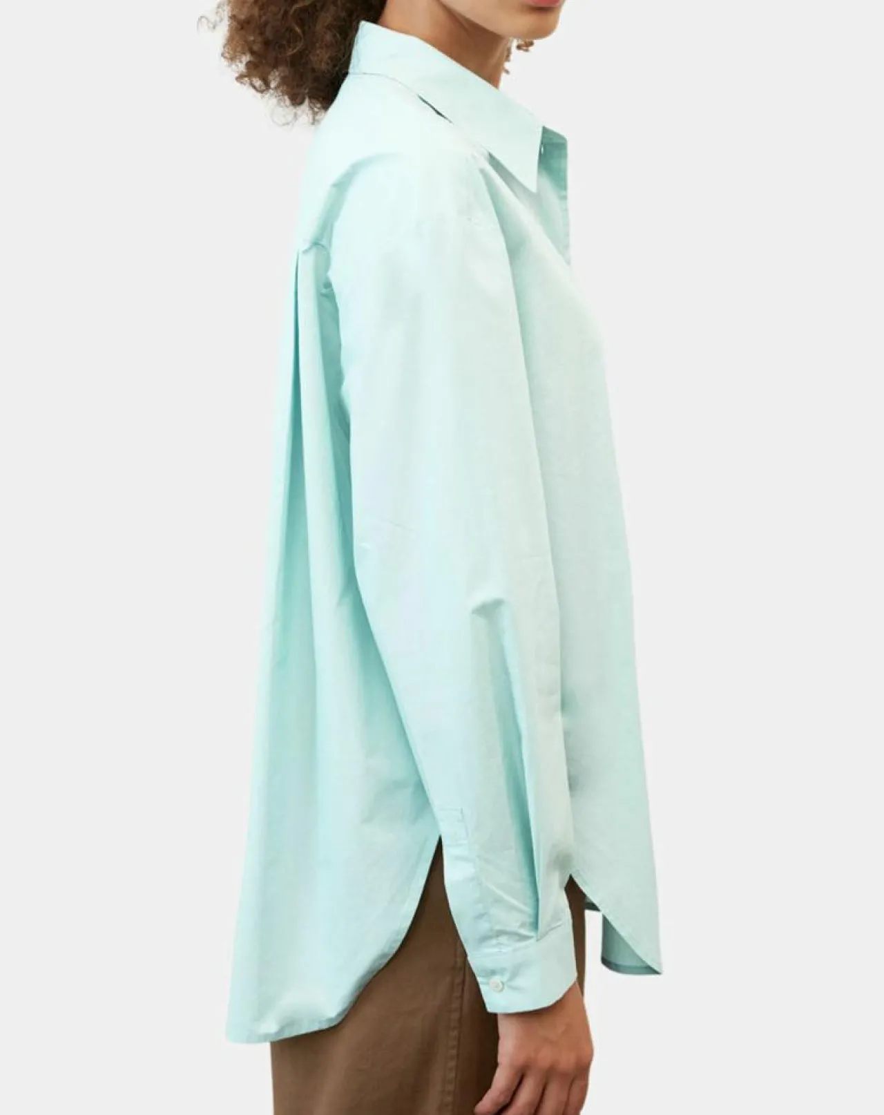 Chemise boyfriend bleu clair