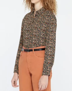 Chemise Camille à fleurs multicolore
