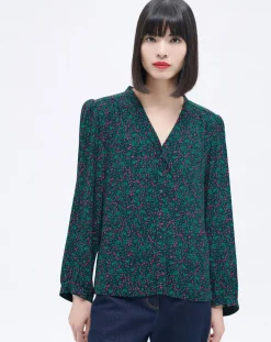 Chemise Candy imprimée lagon