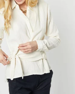 Chemise Capitaine en Gaze de Coton crème