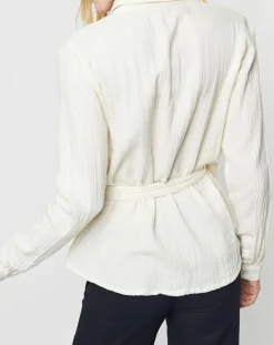 Chemise Capitaine en Gaze de Coton crème